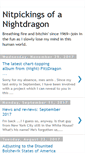 Mobile Screenshot of nitpickingnightdragon.blogspot.com