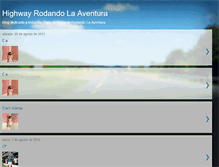 Tablet Screenshot of highwayrodandolaventura.blogspot.com