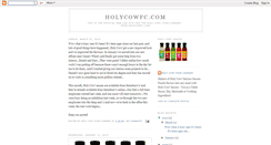 Desktop Screenshot of holycowfc.blogspot.com