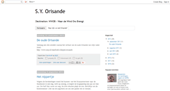 Desktop Screenshot of orisande.blogspot.com