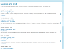 Tablet Screenshot of daisiesandshit.blogspot.com