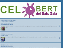 Tablet Screenshot of celobertdelbaixgaia.blogspot.com