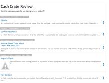 Tablet Screenshot of cash-cratereview.blogspot.com