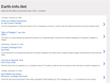 Tablet Screenshot of earth-info-net.blogspot.com