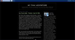 Desktop Screenshot of mythaiadventure.blogspot.com