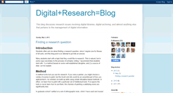 Desktop Screenshot of digitalplusresearch.blogspot.com