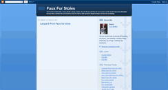 Desktop Screenshot of fauxfurstoles.blogspot.com