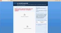 Desktop Screenshot of lasocietasparente.blogspot.com