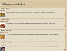 Tablet Screenshot of grillgleder.blogspot.com