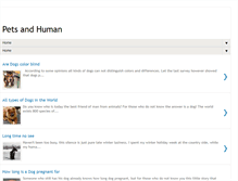 Tablet Screenshot of petsandhuman.blogspot.com