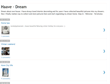 Tablet Screenshot of haave-dream.blogspot.com