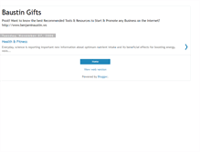 Tablet Screenshot of baustin-gifts.blogspot.com