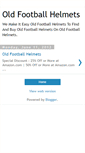 Mobile Screenshot of oldfootballhelmetsz.blogspot.com
