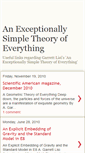 Mobile Screenshot of exceptionallysimpletheoryofeverything.blogspot.com