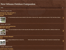 Tablet Screenshot of neworleansoutdoorcompanion.blogspot.com