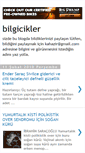 Mobile Screenshot of bilgicikler.blogspot.com