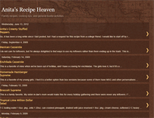 Tablet Screenshot of anitasrecipeheaven.blogspot.com