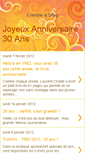 Mobile Screenshot of joyeuxanniversaire30ans.blogspot.com