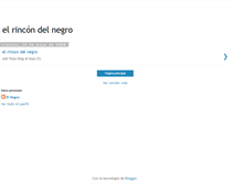 Tablet Screenshot of elrincondelnegro.blogspot.com