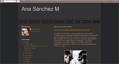 Desktop Screenshot of ana-sanchezm.blogspot.com