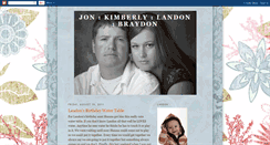 Desktop Screenshot of kimberlyandjon.blogspot.com