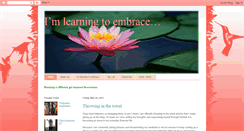 Desktop Screenshot of imlearningtoembrace.blogspot.com