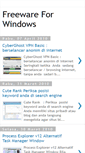 Mobile Screenshot of freeware-windows.blogspot.com
