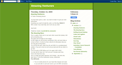 Desktop Screenshot of amazingventurers.blogspot.com