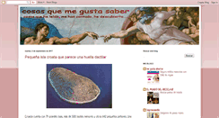 Desktop Screenshot of cosasquemegustasaber.blogspot.com