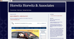 Desktop Screenshot of horwitzhorwitzassociates.blogspot.com