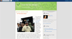 Desktop Screenshot of crawloutyourwindow.blogspot.com