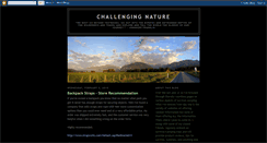 Desktop Screenshot of challengingnature.blogspot.com