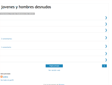Tablet Screenshot of jovenesyhombresdesnudos.blogspot.com