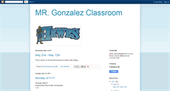 Desktop Screenshot of mrgonzalezclassroom.blogspot.com