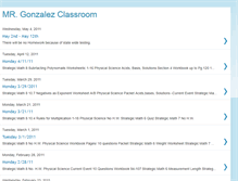 Tablet Screenshot of mrgonzalezclassroom.blogspot.com