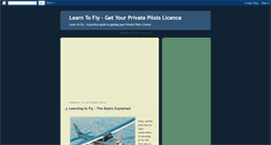 Desktop Screenshot of get-your-pilots-licence.blogspot.com