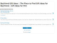 Tablet Screenshot of boyfriendgiftideas.blogspot.com