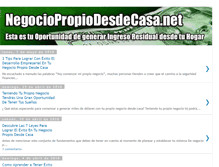 Tablet Screenshot of negocoipropiodesdecasa.blogspot.com