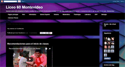 Desktop Screenshot of liceo60montevideo.blogspot.com