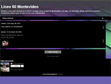 Tablet Screenshot of liceo60montevideo.blogspot.com