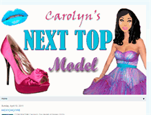 Tablet Screenshot of carolynsnexttopmodel.blogspot.com