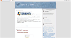 Desktop Screenshot of lligadelacosta.blogspot.com