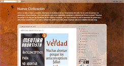 Desktop Screenshot of nuevacivilizacion.blogspot.com