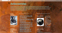 Desktop Screenshot of elheliocentrismo.blogspot.com