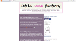 Desktop Screenshot of littlecakefactory.blogspot.com