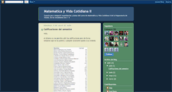 Desktop Screenshot of matematicayvidacotidanaii.blogspot.com