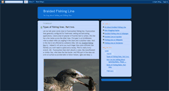 Desktop Screenshot of braidedfishingline.blogspot.com