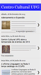 Mobile Screenshot of centroculturalufg.blogspot.com
