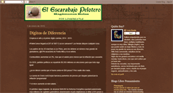 Desktop Screenshot of el-escarabajo-pelotero.blogspot.com