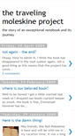 Mobile Screenshot of moleskineproject.blogspot.com